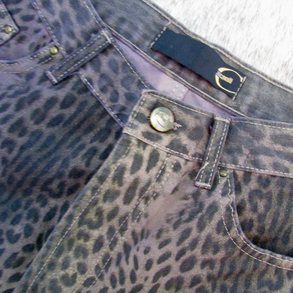 NWOT - Just Cavalli Men's Over dye Ocelot Jean - Picture 6 of 8